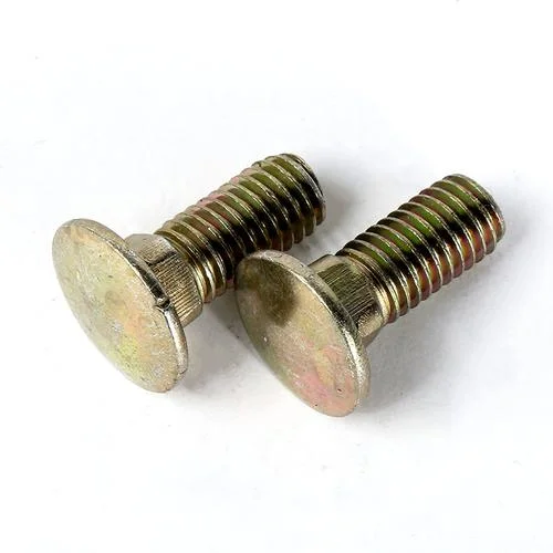 M8X35/40/45/50 DIN603 Carbon Steel B16 C20c Rainbow Colour Zinc 8.8 Full Thread Carriage Bolt