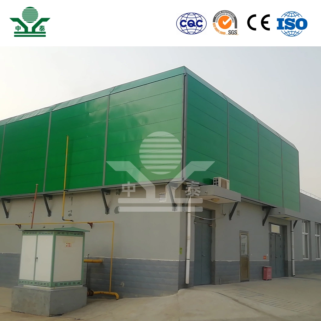 Zhongtai Top Corner Sound Barrier China Suppliers Garden Noise Barrier 5.5m Height Factory Sound Barrier