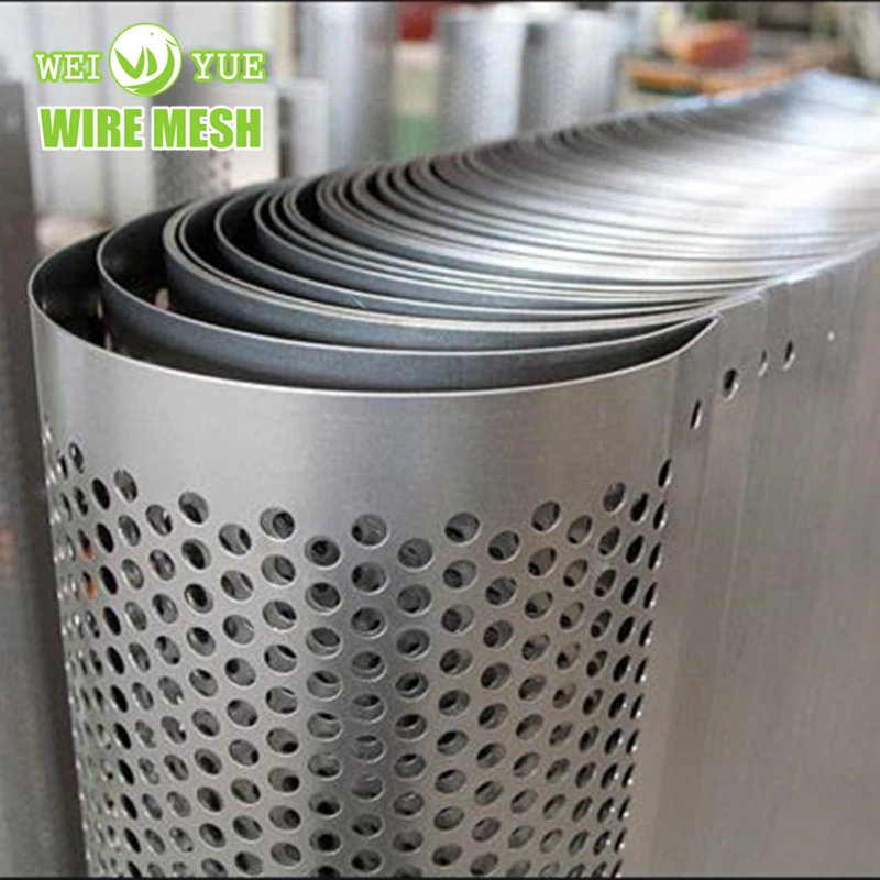 Stainless Steel Perforated Mesh Smoke Screen Pipe