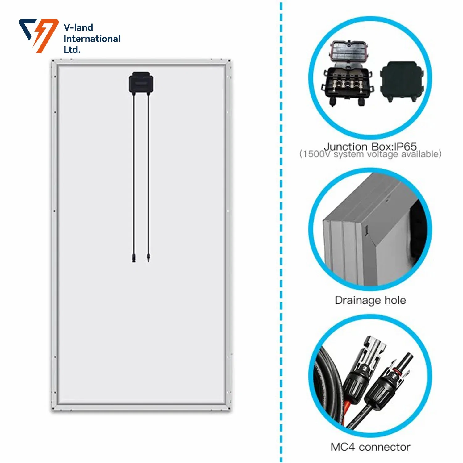 Neue Technologie Photovoltaik-Zelle Solar PV-Modul Power polykristalline Solar Fenster