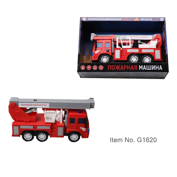 1: 18 Red Wholesale/Supplier Rescue Vehicle Model Inertia Car Toy