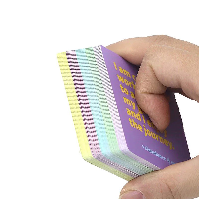 Rainbow Card Psychology Make-a-Wish Cards Casual Party Games Memory Cards for Kids