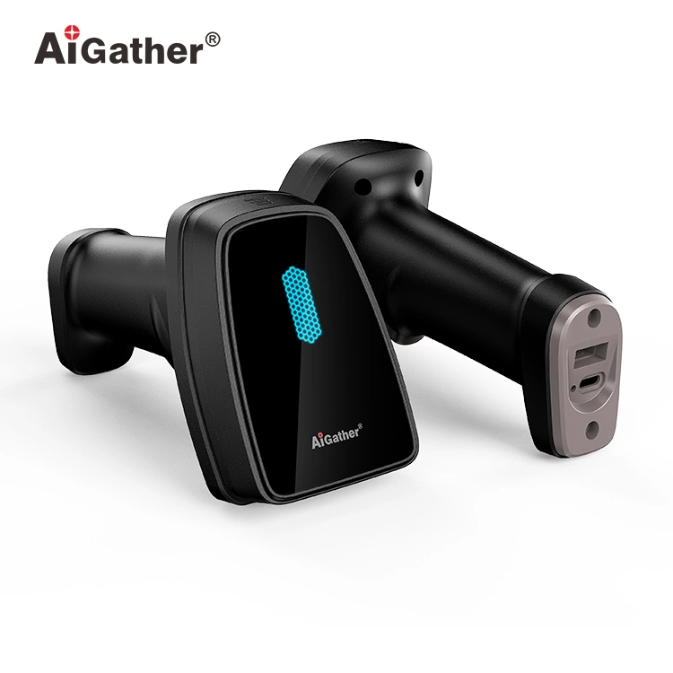 Aigather - A9519 2dbt Wireless Barcode Scanner with Appearance Layered Design