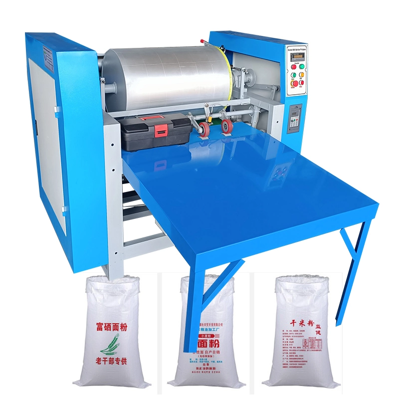 Plastic Bag Paket Druckmaschine für kleine Unternehmen nicht gewobene Tasche Druckmaschine auf Papierbeutel