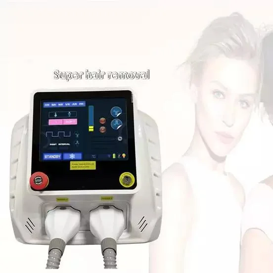 Beijing New Design Factory Promise High Effect Tattoo and Pigment Removal Carbon Peel ND YAG Dual Handle IPL Laser Hair Removal Machine