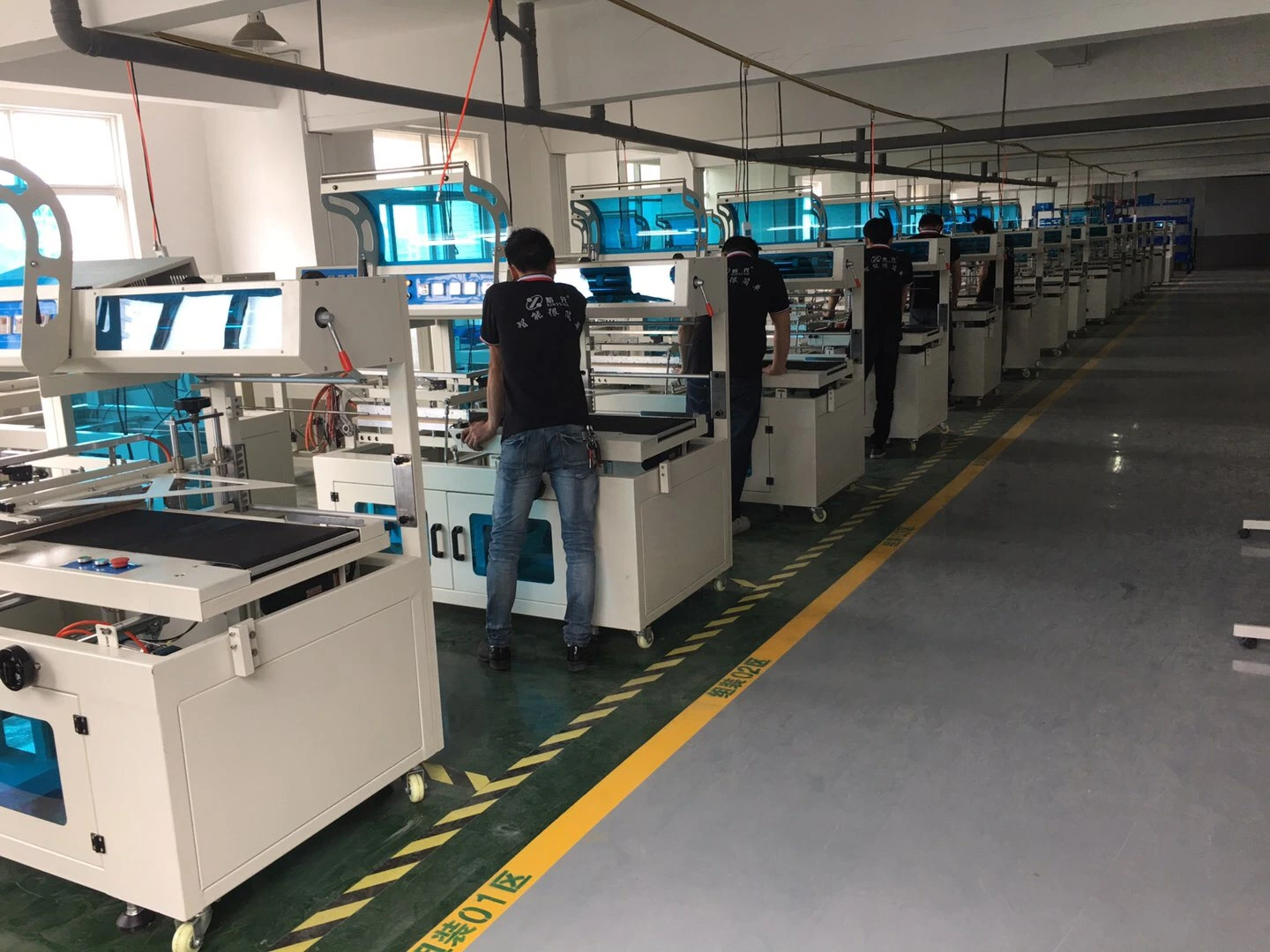 POF Film Automatic Heat (hot) L Type Sealer Sealing and Shrink (shrinkable) Shrinking Wrapping (Wrap) Wrappper Package/Packaging/Packing Packer Machine