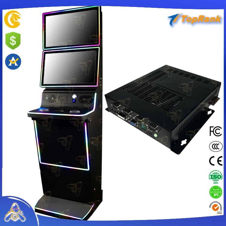 2023 New Design Coin Operated Amuusement Double Touch Screen Gambling Machine Casino Slot Games Kraken Unleashed-Dual Screen