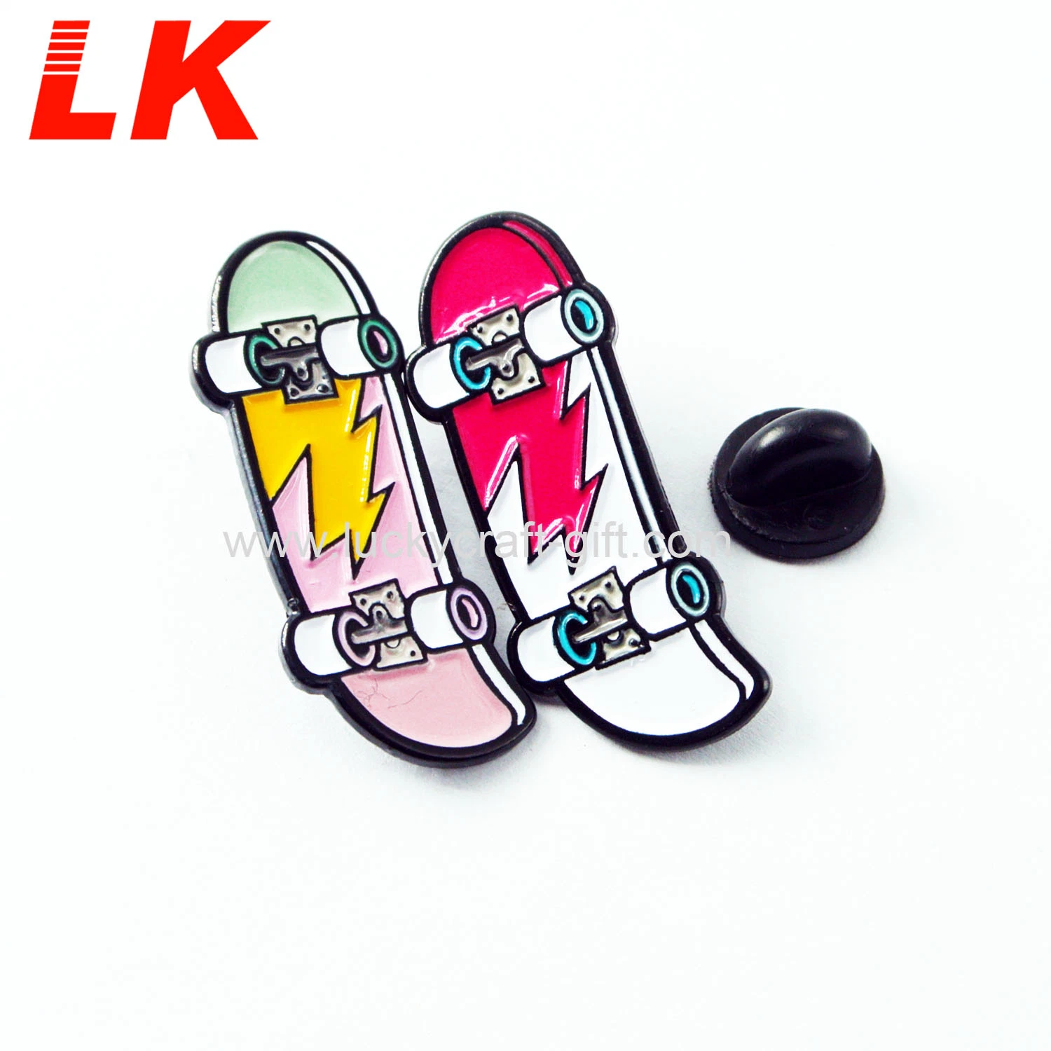 Custom Metal Sport Scooter Enamel Metal Badge Lapel Pin Metal Crafts