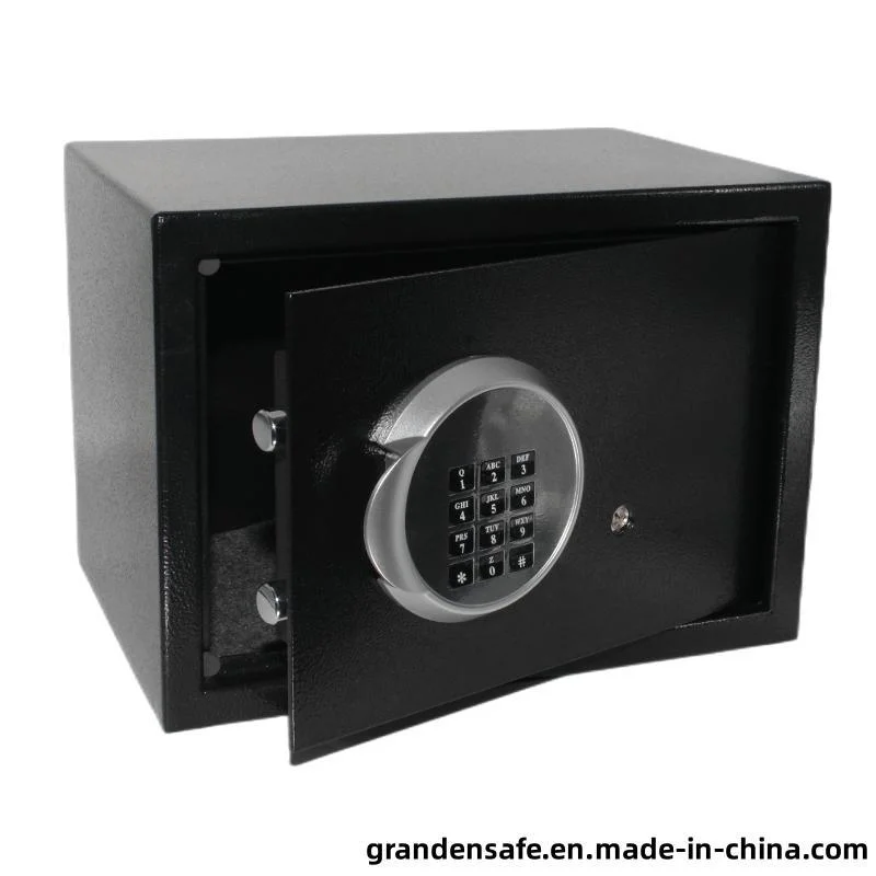 Home Office Use Digital Fashion Storage Case Security Safe Box in Black (G-25BK)