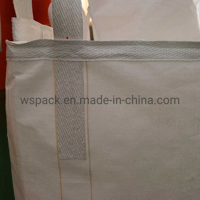 La Chine usine PP 1000kg 1500kg 2000kg FIBC plastique 1 tonne SAC SAC Jumbo en vrac grand sac du déflecteur de la poudre granulaire Q sac pour l'emballage