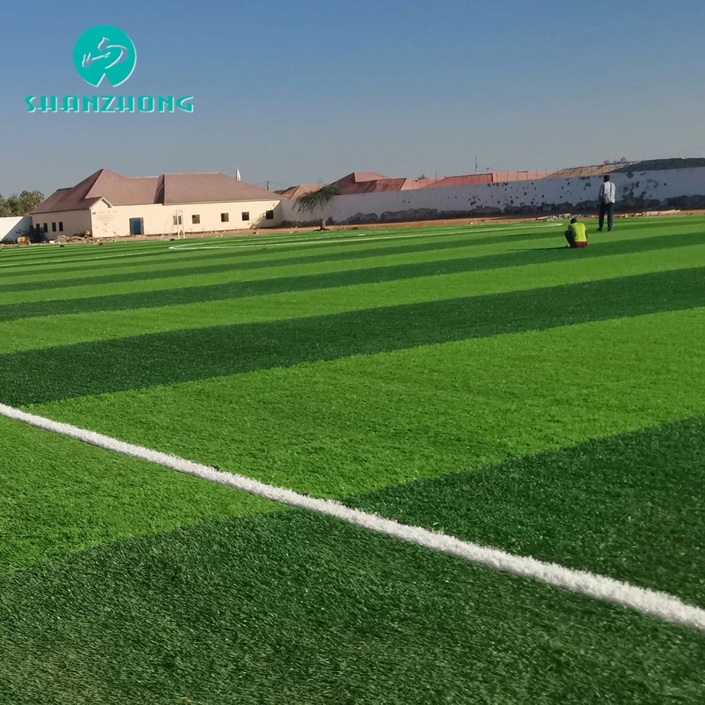 SGS Zertifizierung mehrere Farben Qingdao Green Plant Outdoor 50mm Fußball Kunstrasen Kunstrasen Rasen Court