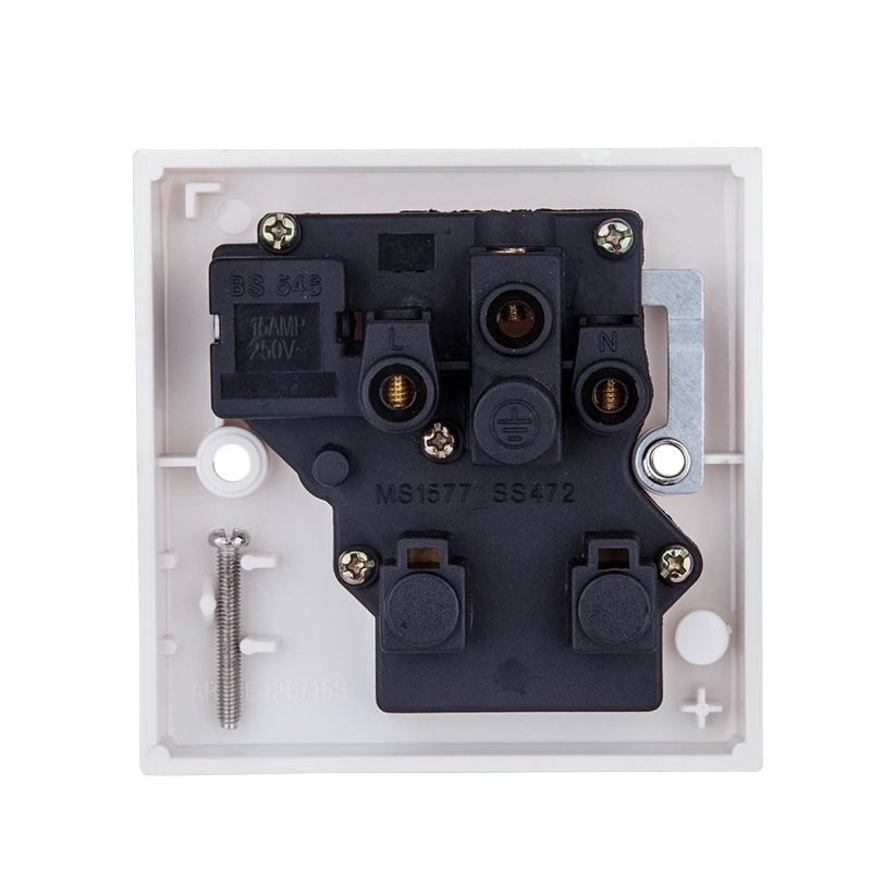 Two Way Wall Switch Socket with Standard Grounding