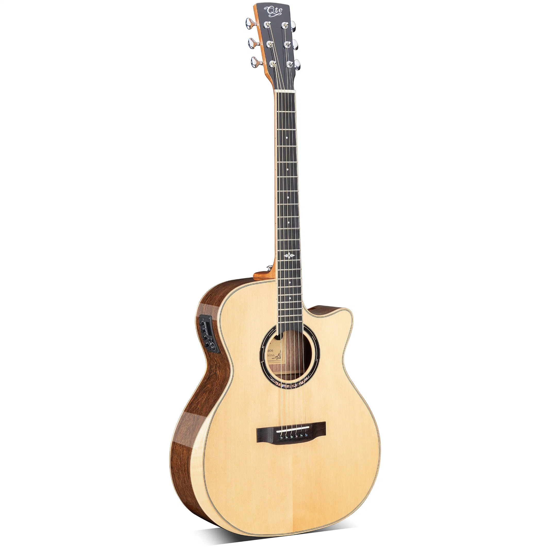 Wholesale/Supplier musical instruments Guitar 40 pouces Matte Acoustic Guitar for Adultes