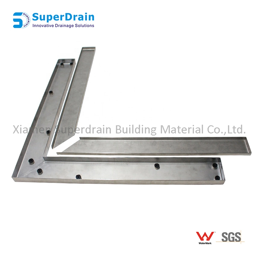 L Shape Bathroom Accessories Rain Water Drain with ISO9001 Certification