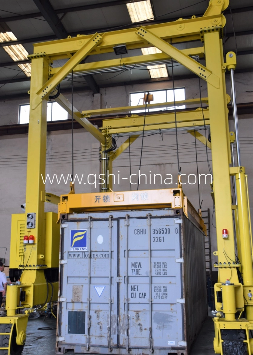 High Efficiency Straddle Carrier for Lifting Containers