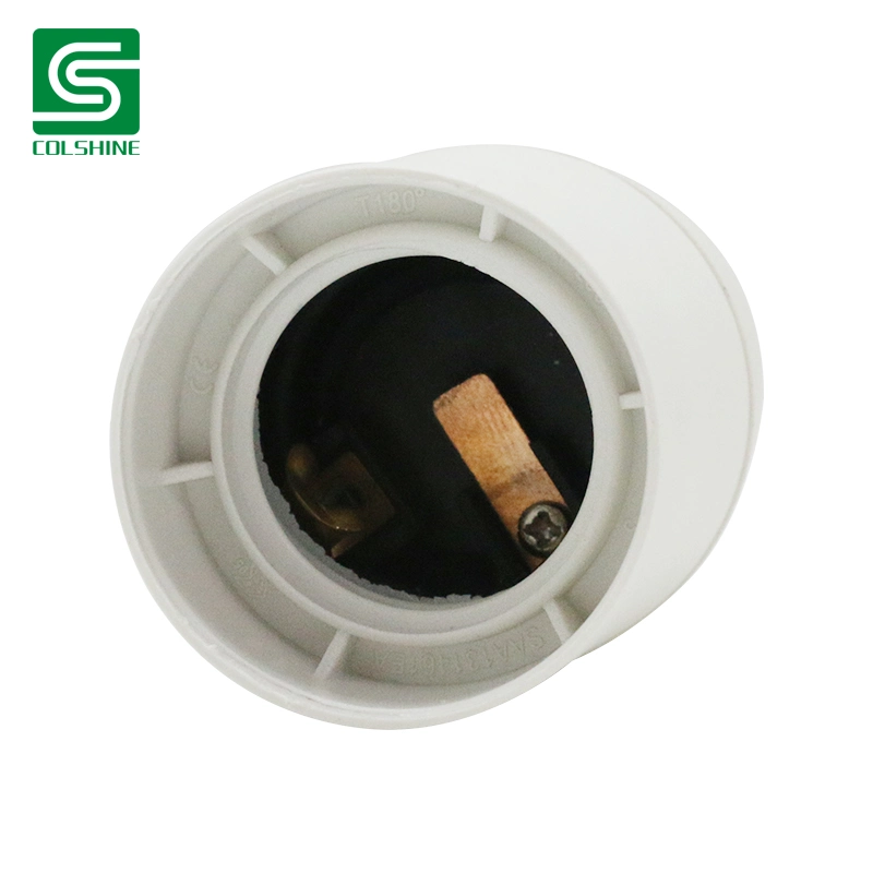 Electric Socket Plastic Lamp Base with Pull Chain