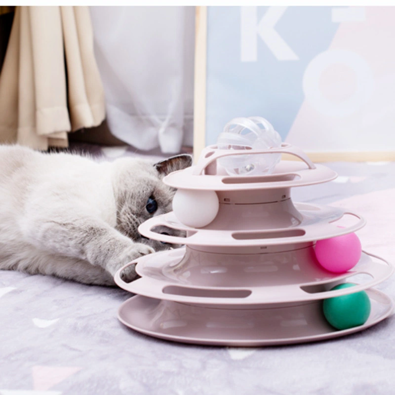 Chat Jouet Jouet Cat Self-Play Tumbler Ball Hot Vente de produits pour animaux de compagnie d'alimentation pour animaux de compagnie