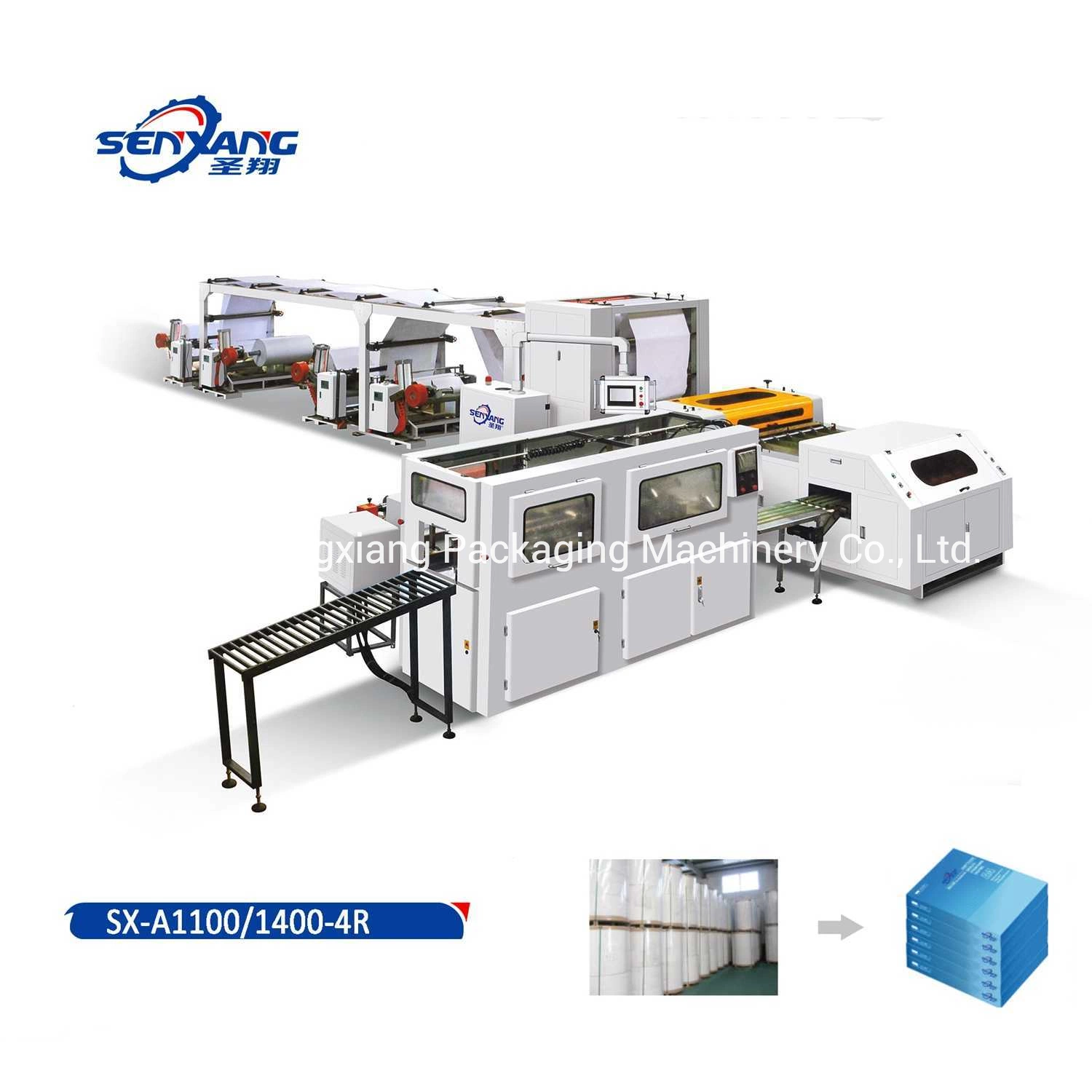 Full Automatic A4 Paper Cutting and Packing Machine Production Line
