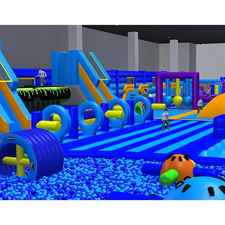 Indoor Advanture Bounce Park 1000sqm Inflatable Sports Park by Cheer Amusement