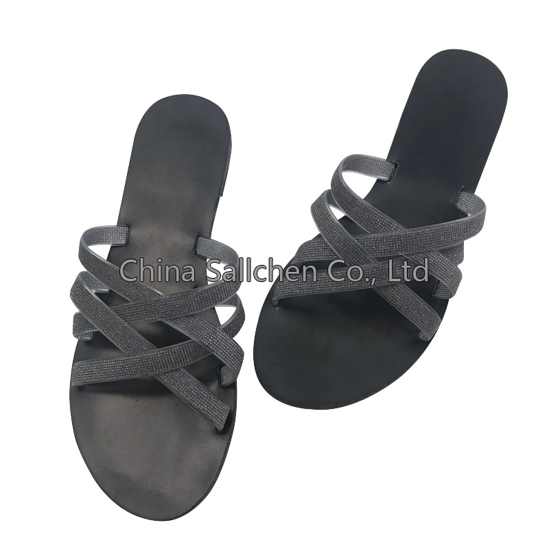 Strap Upper Slipper Woman Sandals Flat Sandals