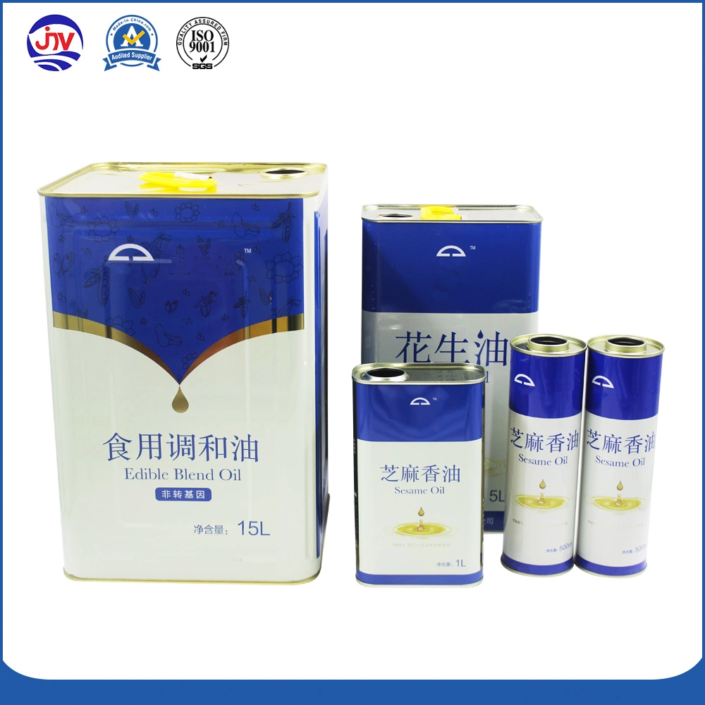 Custom Empty Metal Cans for Chemicals Paint, Lubricant, Edible Oil