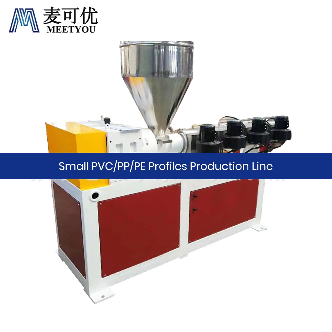 Meetyou Machinery Industrial Line Custom China PVC PP PE WPC PC CE Certification Plastic Profile Extrusion Line Manufacturers Configuration Screw Drive