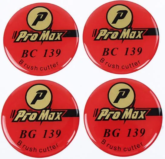 Round Customized Printing Epoxy Logo Label Stickers