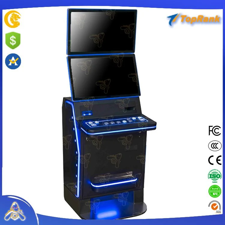 2023 Metal Multi permanente mais recente 6 em 1 Dual Touch Screen Casino Skill Game Board slot Machine Platinum