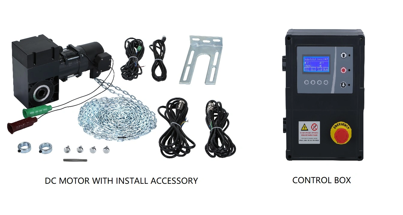 Industrial Roll up Door Automatic DC Opener Motor with Controller