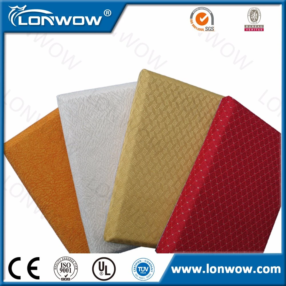 Auditorium Deco Material Leather Fabric Acoustic Panel Price