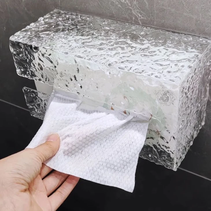 Bathroom Plastic Disposable Face Towel Container Facial Cleaning Tissue Box Mould Product