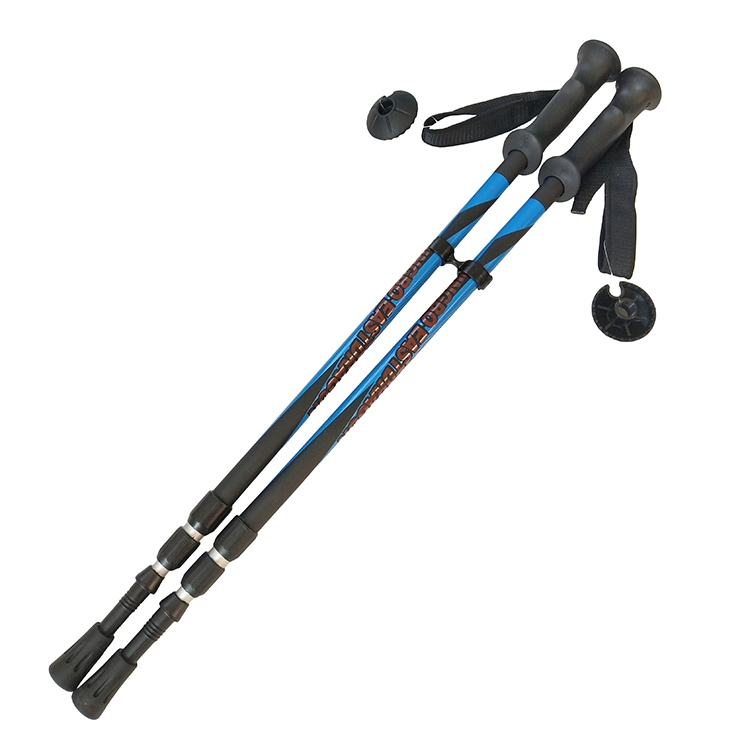 Anti Shock Trekking Pole Ultralight Walking Sticks Adjustable Hiking Canes Telescopic Crutch for Nordic Walking Sticks