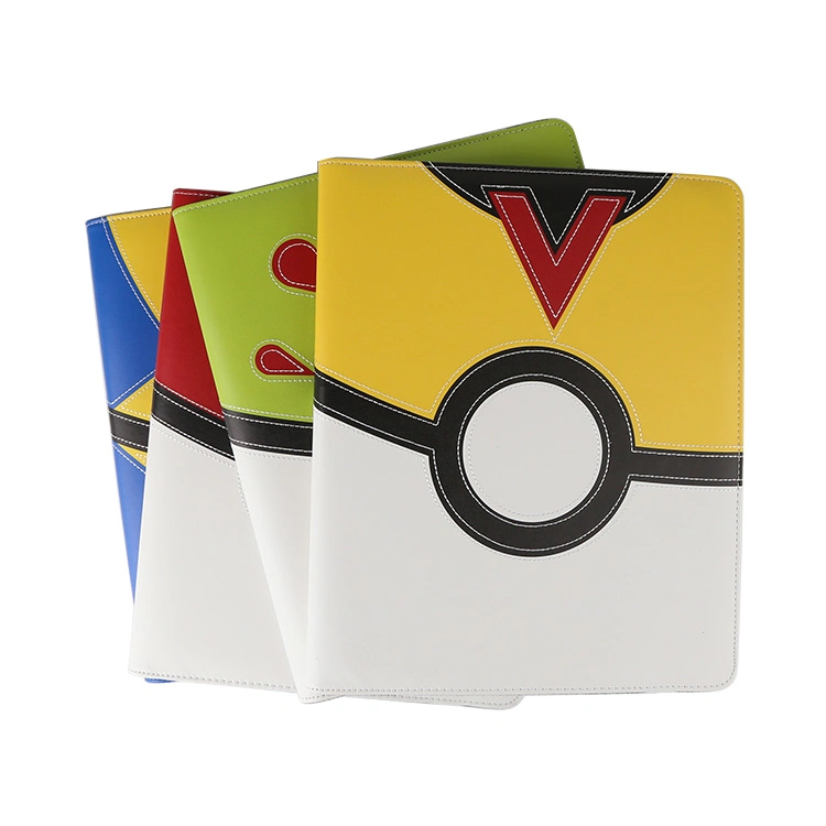 Pokemon Album de Fotos el cuaderno de recogida de Tarjetas Porta tarjetas de 6 bolsillos 720 Ring Binder Cuaderno de la tarjeta de béisbol