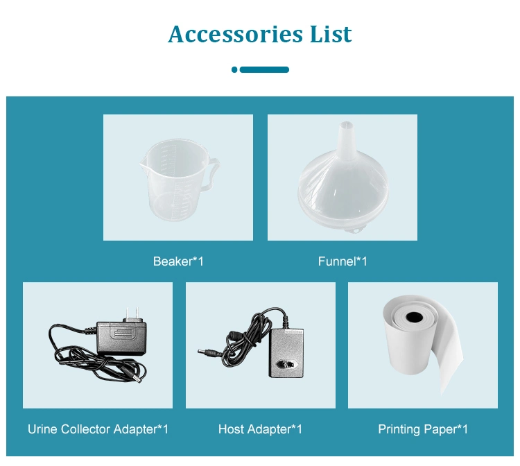 0~1100 Ml, Error &plusmn; 1% or 1ml Intelligent Uroflowmeter 961A Urolo Uroflowmetry