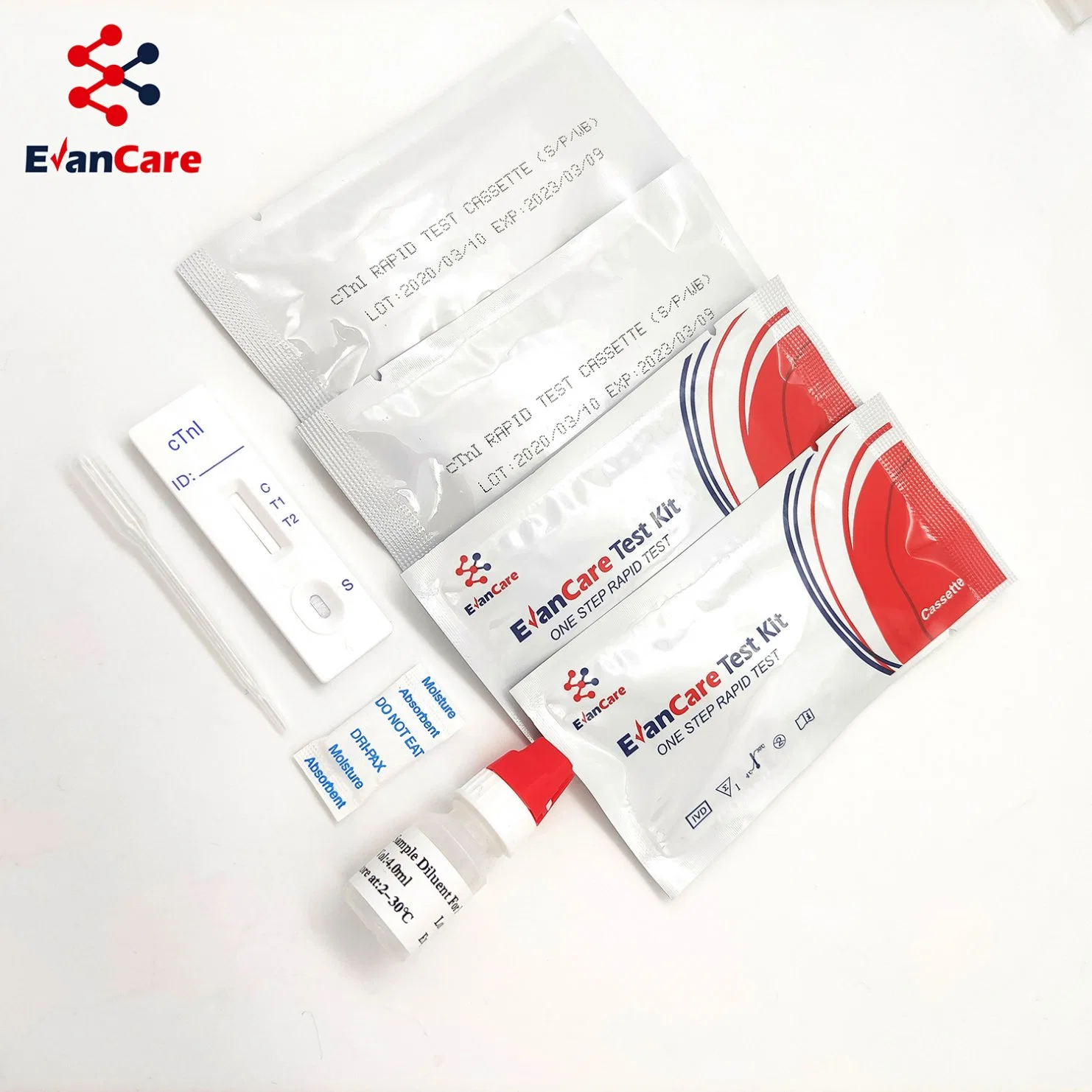 Ctni Blood Test, OEM, Poct Quantitative Determination Kit for Cardiac Troponin I (cTnI) (Serum/Plasma)