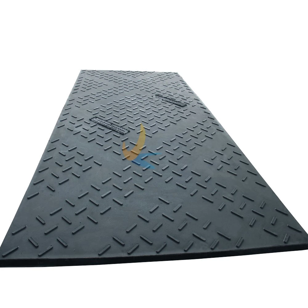 Plancher de la construction de la protection temporaire en HDPE