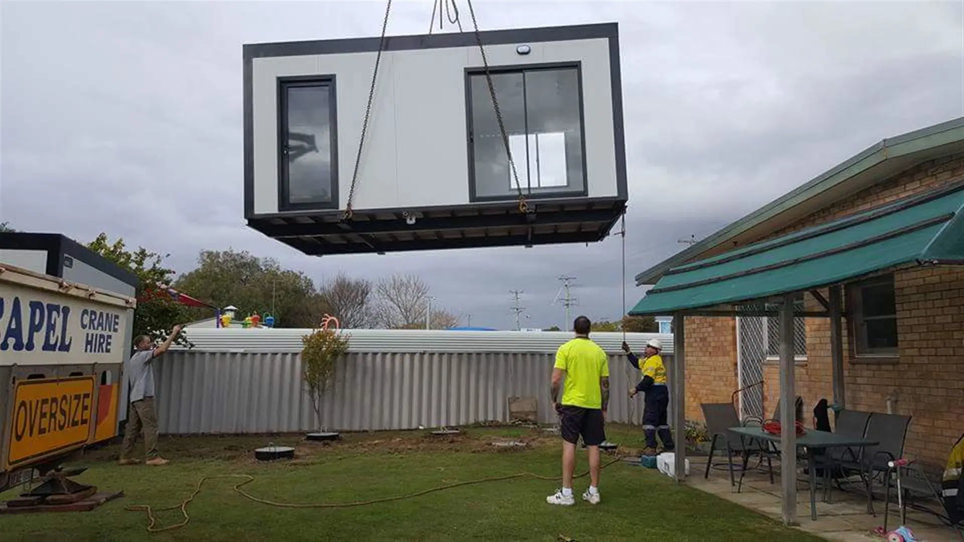 Plegable 20ft Container Contenedor de Uganda muro de la casa el revestimiento de Australia