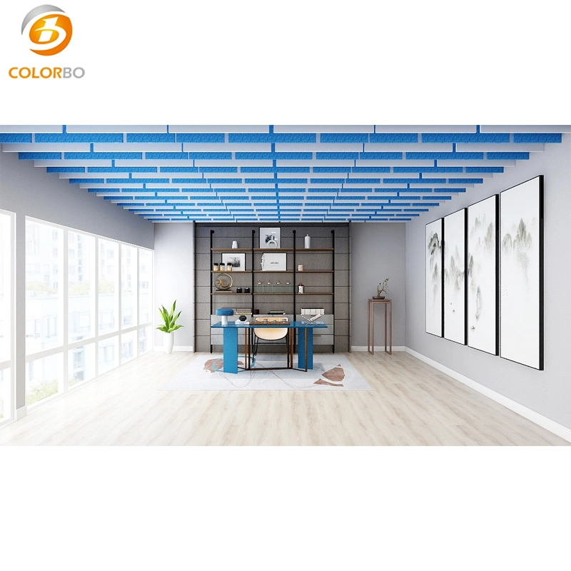 B1 Color Customized Decoration Material Polyester Fiber Soundproof Ceiling Panel with High Quality