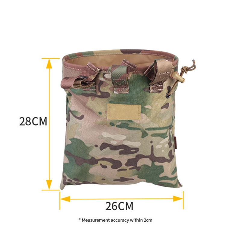 O 500d Cordura Saco de Nylon Saco de recuperação de equipamentos de combate é equipado com múltiplas posições revista táctico saco de lixo com função fixa