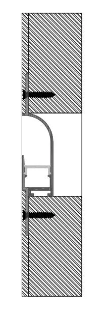 Perfil de aluminio LED de pared seca gran canal de alimentación de los tamaños de LED en China