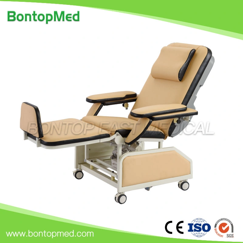 Factory Hot Sale High quality/High cost performance  Hospital Electric Infusion Blood Donation Chair Reclining Dialysis Chair with Low Price