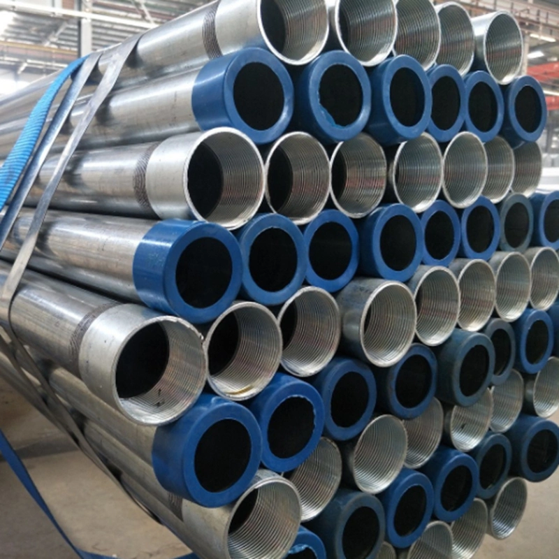 Por imersão a quente ronda galvanizado Tubo de Aço / Gi tubo tubo para construção