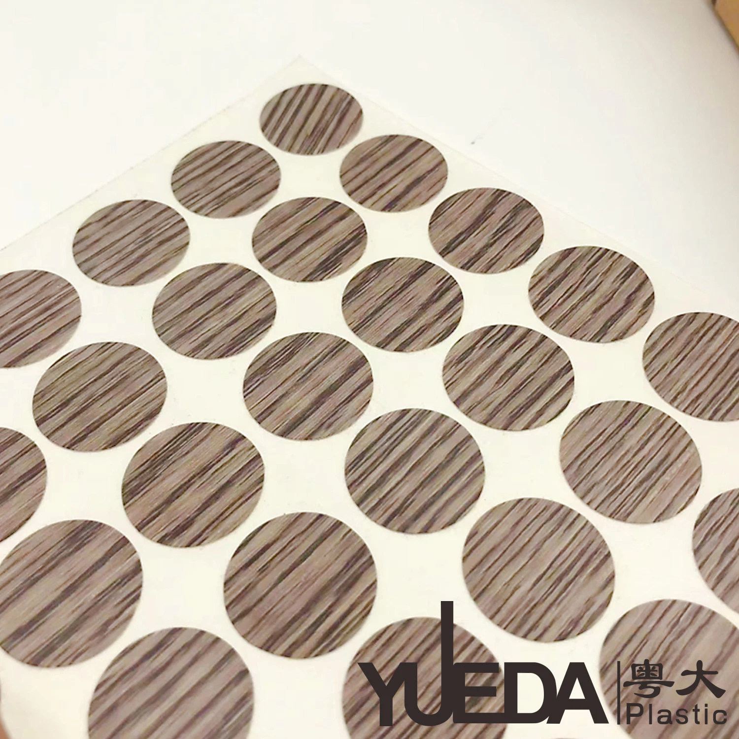 Yueda Woodgrain Self Adhesive Furniture Screw Covers, Screw Hole Cover