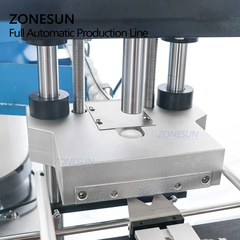 Zonesun Automatic Peanut Butter Bottle Filling Capping for Glass Bottle Ketchup Paste Cream Assembly Machine Vibrator