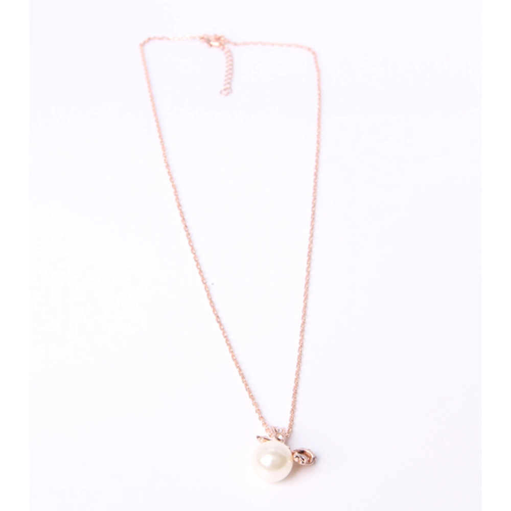 Fashion Jewelry Gold Pendant Necklace with Rhinestone