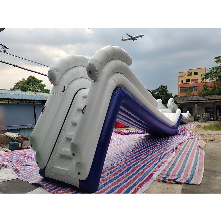 Fun Inflatable Slides Water Park 0.9mm PVC bâche bateau gonflable Diapositives