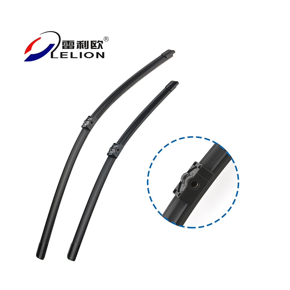 Lelion 24''+19'' Front Wiper Blades Silicone Wiper Blade Frameless for Auto Cars for BMW 3 Series 2004-2009