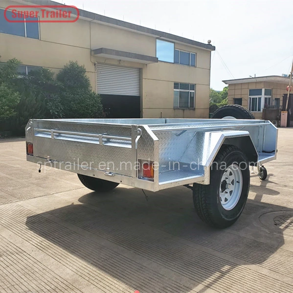 Galvanized off Road Box Trailer with 750kgs