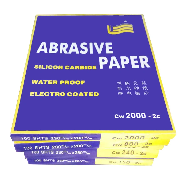 Long Life Sanding Paper Wet and Dry Sand Paper for Cars Factory Direct Sales 240 600 2000 Grit Multi Grid Abrasive Wet or Dry Sandpaper Price 400