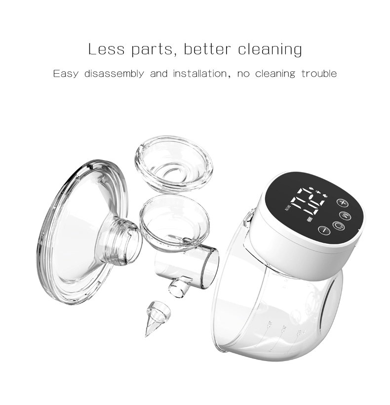 Neue Wearable Breast Milk Pump Laktation Silikon Single Electric Breast Pumpe